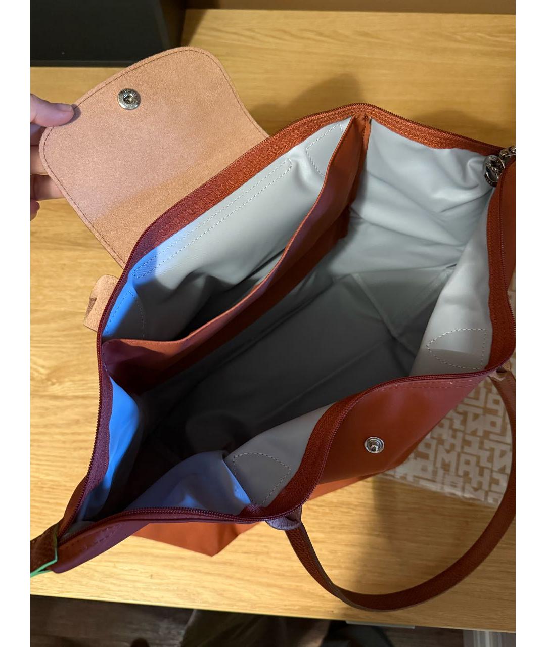 LONGCHAMP Коричневая сумка тоут, фото 6