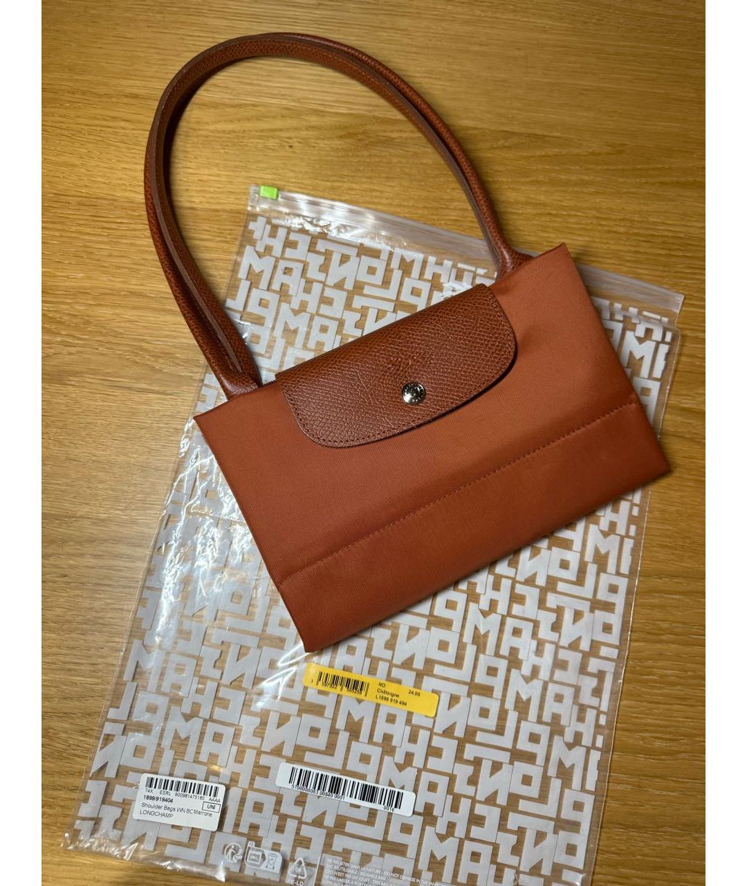 LONGCHAMP Коричневая сумка тоут, фото 8