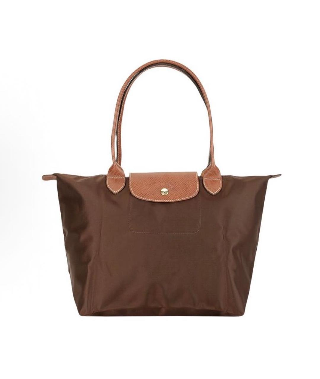 LONGCHAMP Коричневая сумка тоут, фото 6