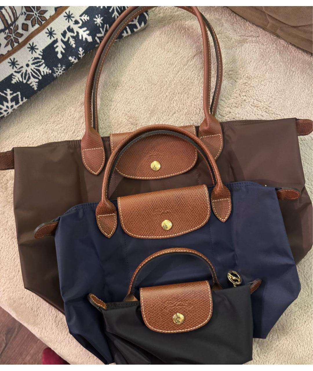 LONGCHAMP Коричневая сумка тоут, фото 5