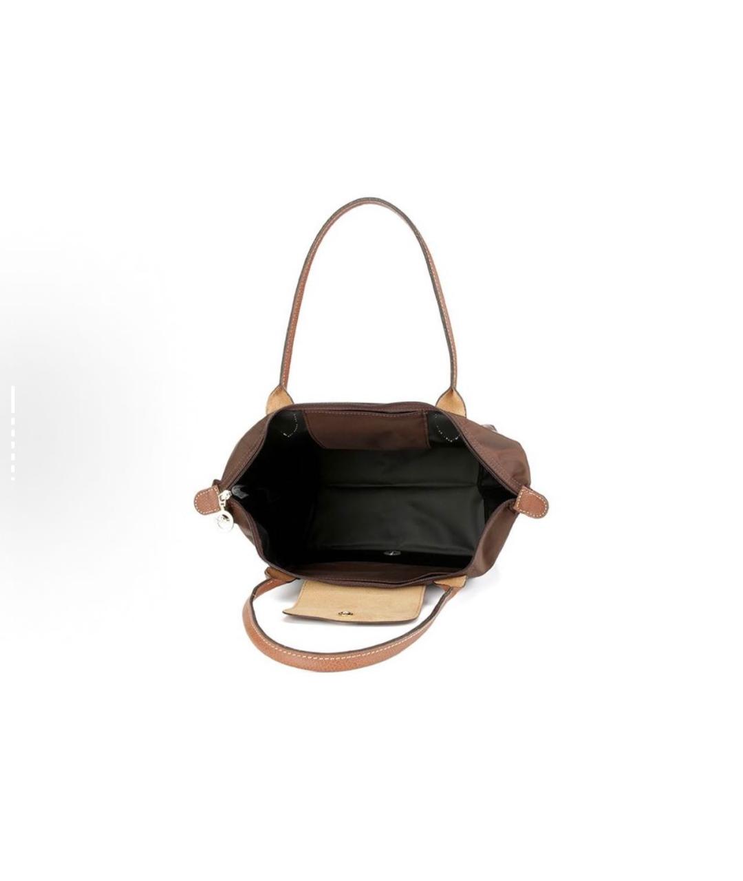 LONGCHAMP Коричневая сумка тоут, фото 4