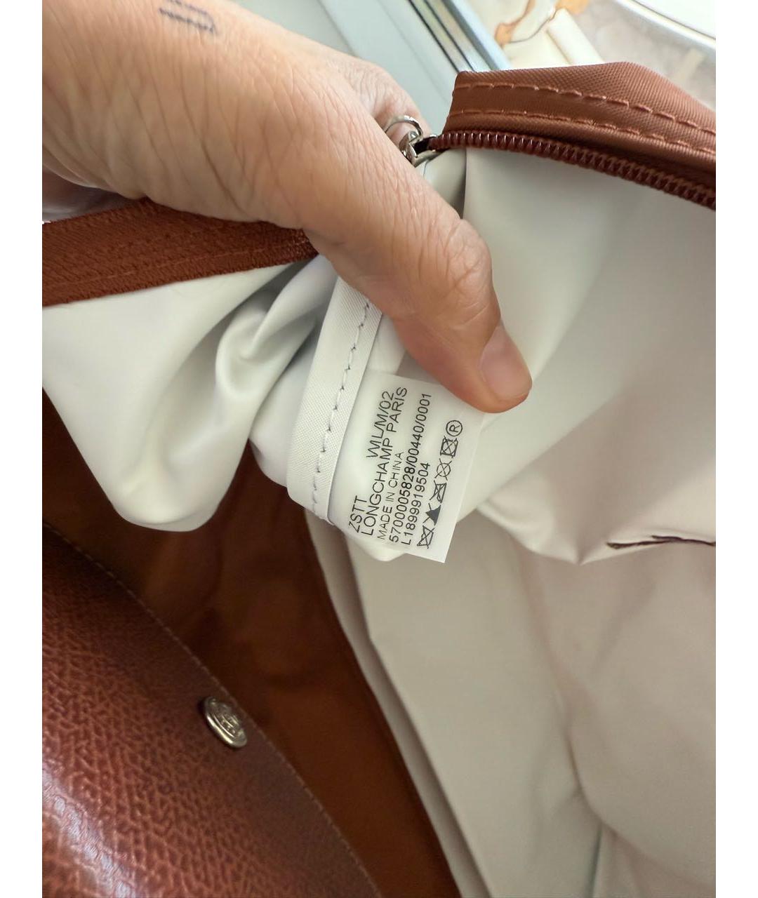 LONGCHAMP Коричневая сумка тоут, фото 8