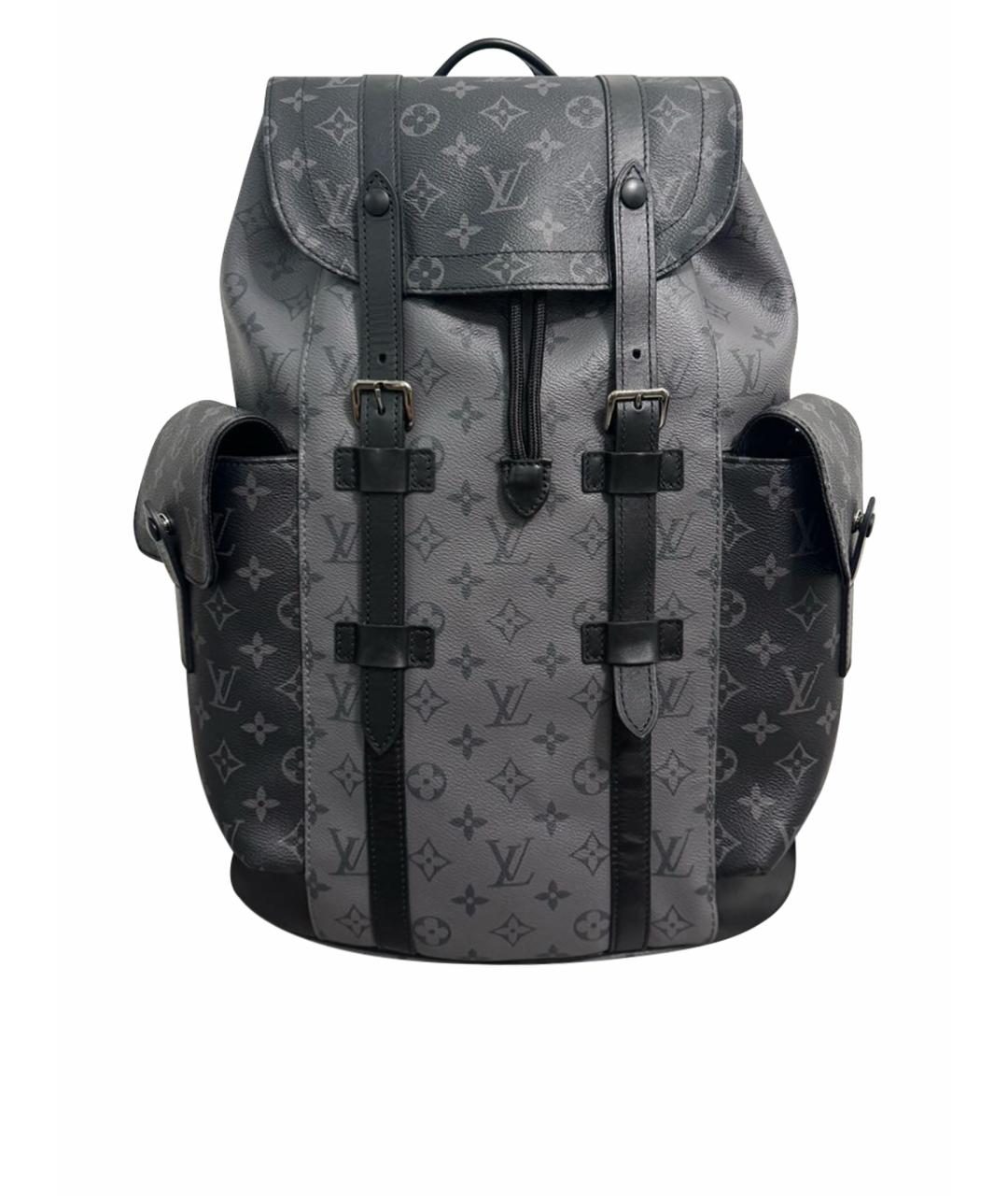 LOUIS VUITTON Антрацитовый рюкзак, фото 1