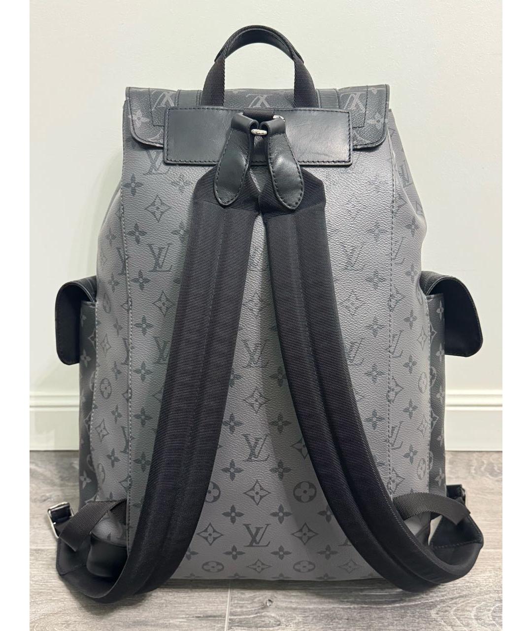 LOUIS VUITTON Антрацитовый рюкзак, фото 2