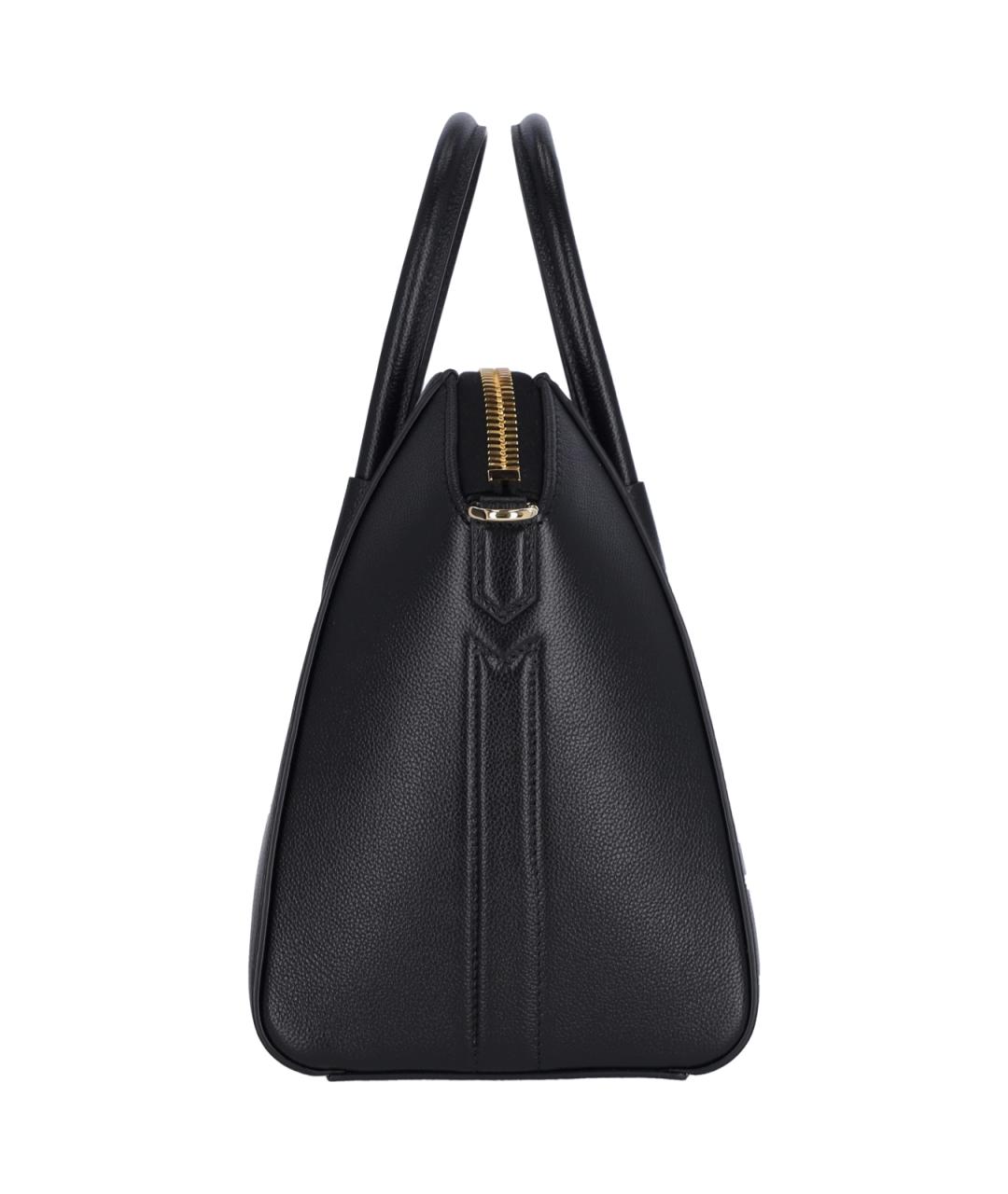 GIVENCHY Черная кожаная сумка тоут, фото 5