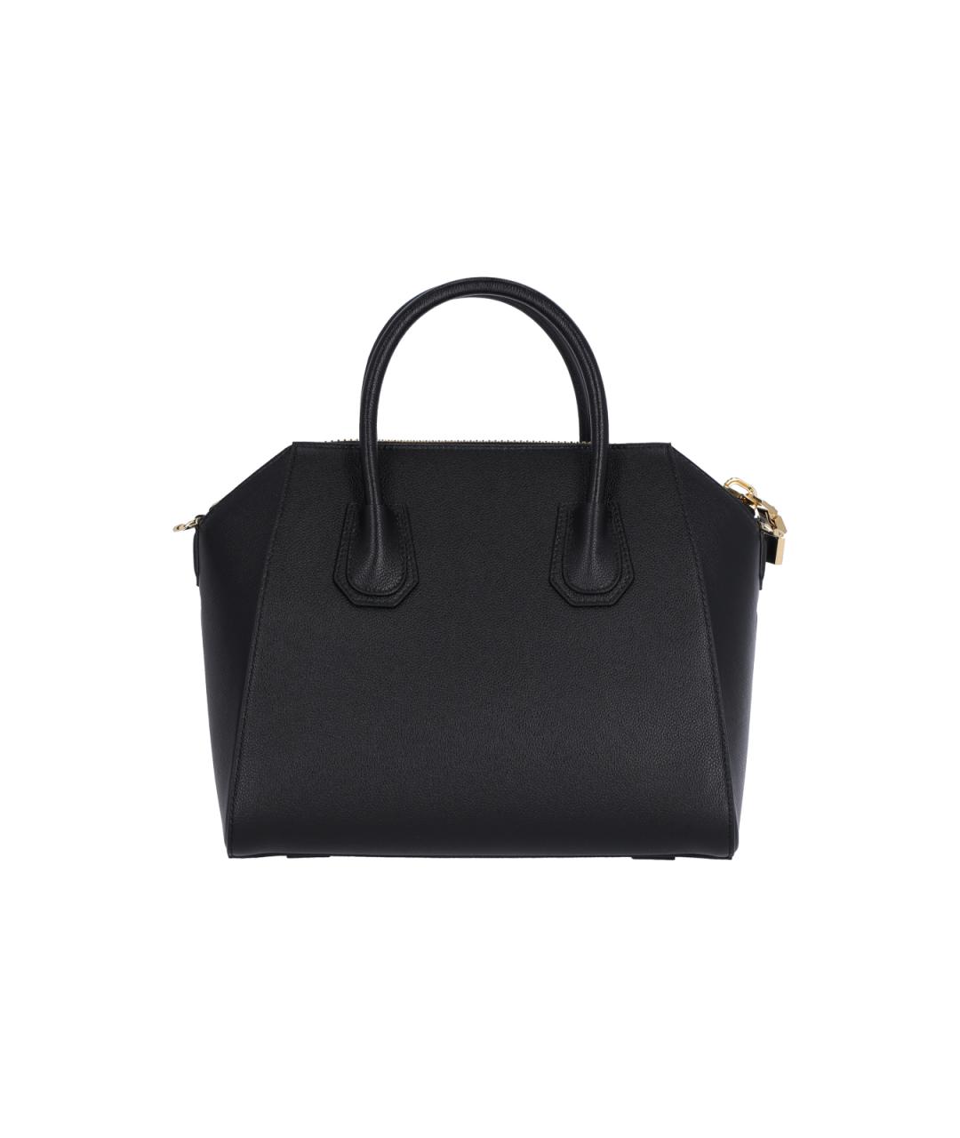 GIVENCHY Черная кожаная сумка тоут, фото 3