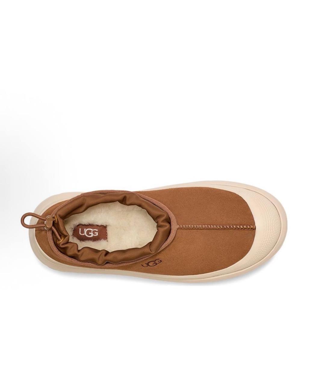 UGG AUSTRALIA Коричневые замшевые низкие ботинки, фото 3