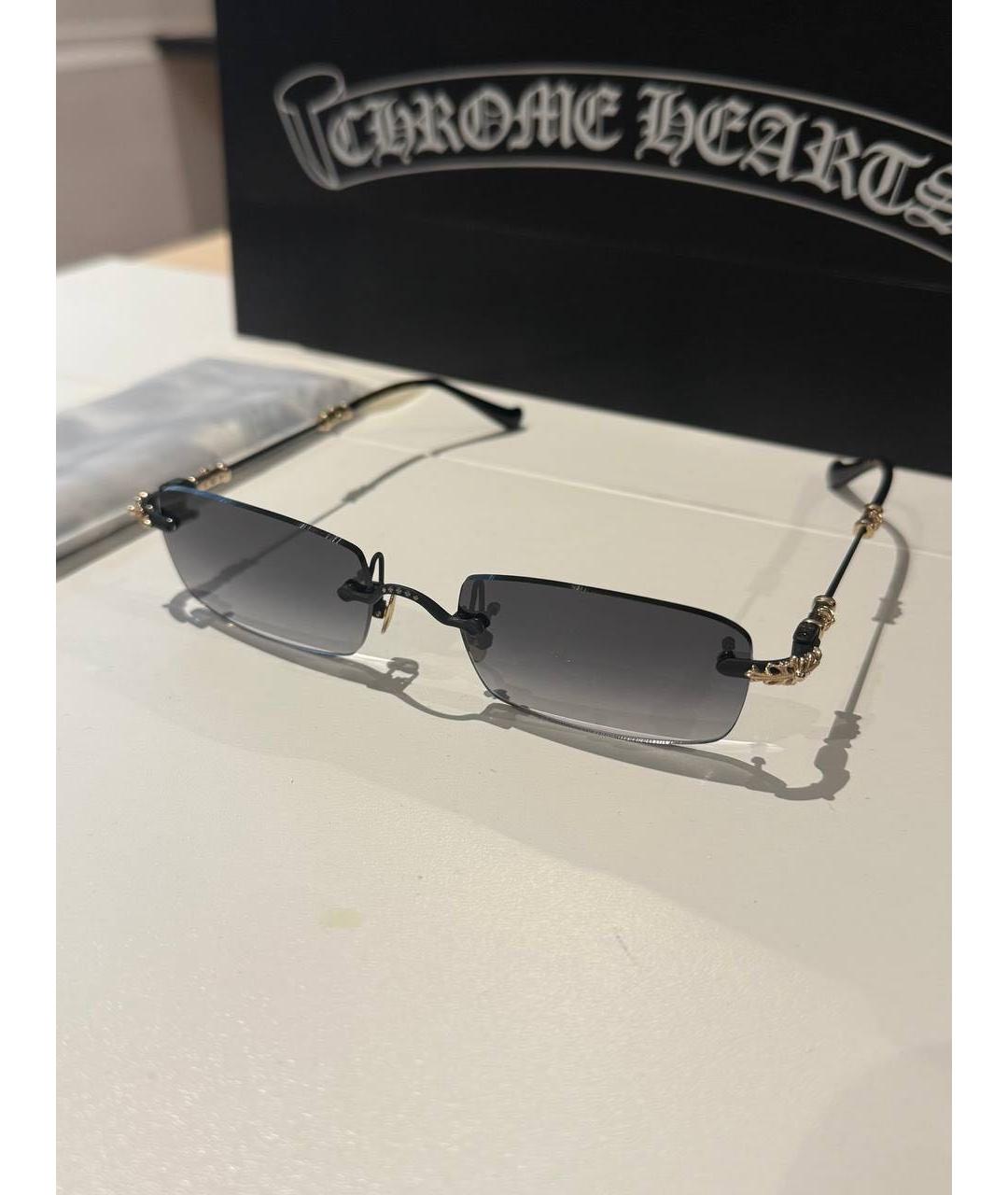 CHROME HEARTS Черные солнцезащитные очки, фото 2