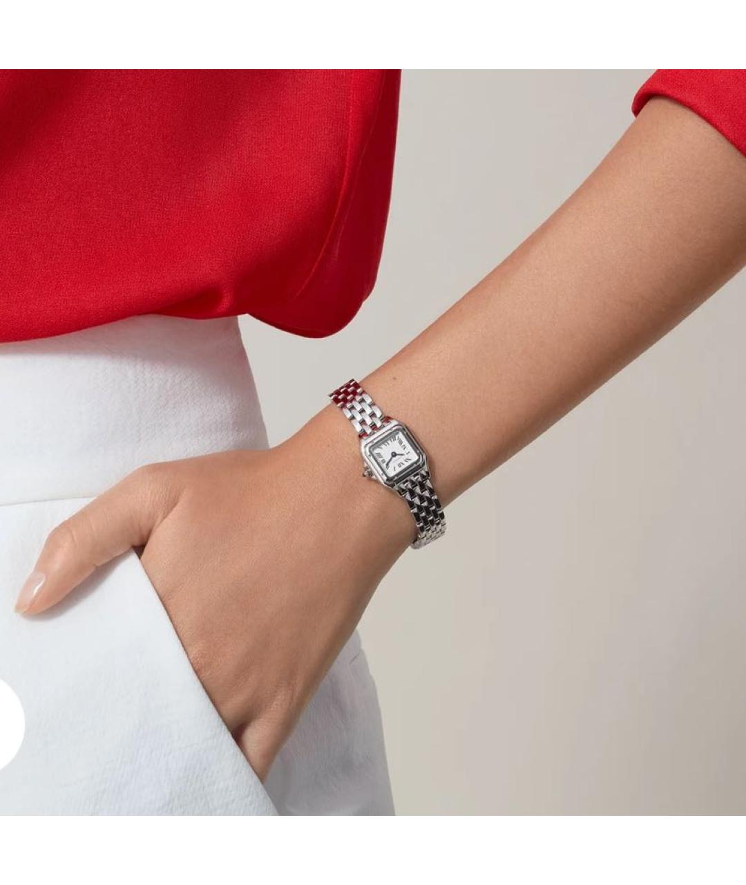 CARTIER Серебряные серебряные часы, фото 2