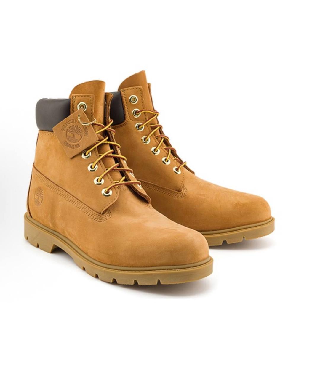 TIMBERLAND Горчичные замшевые высокие ботинки, фото 3