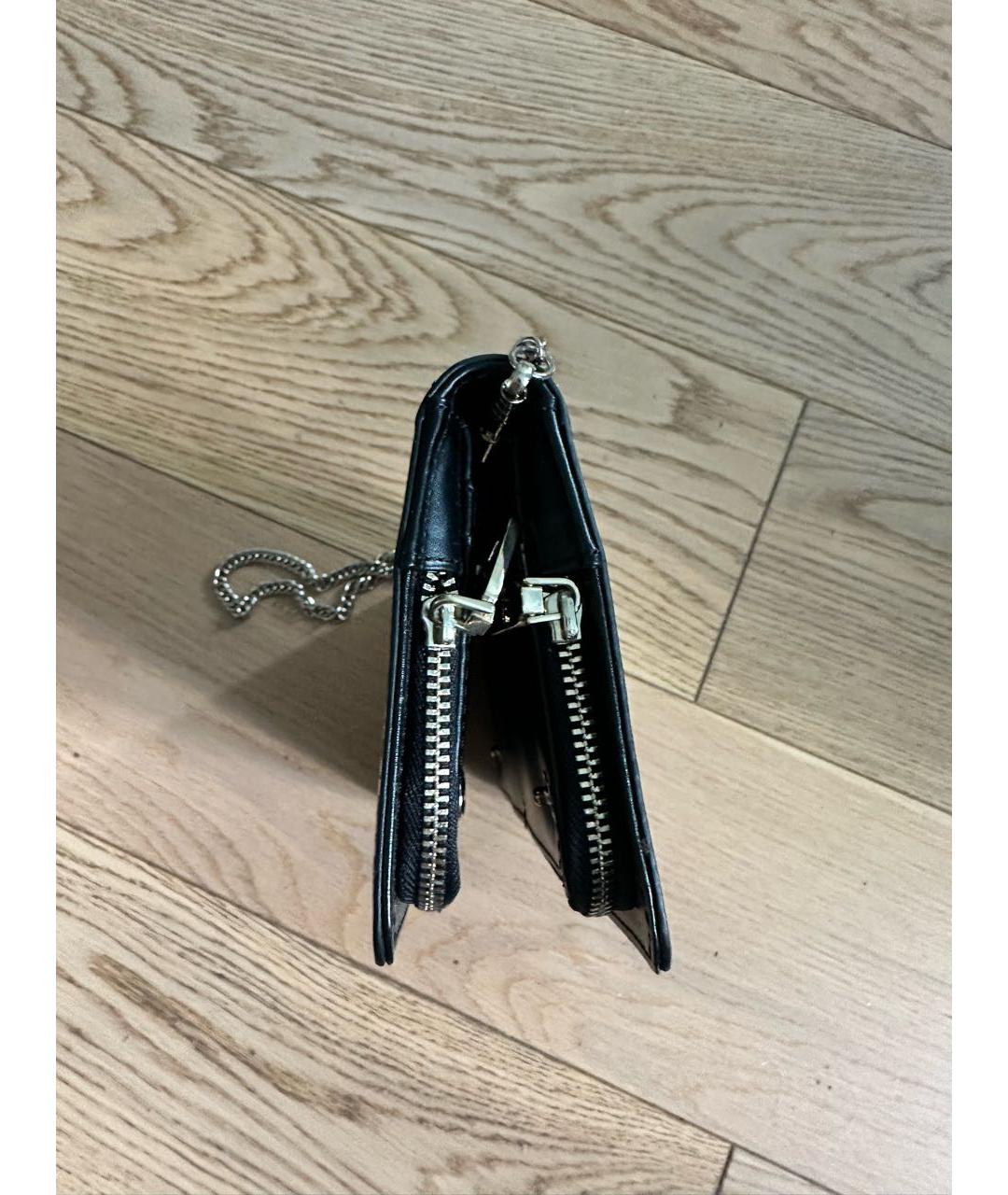 LOVE MOSCHINO Черный кошелек, фото 4