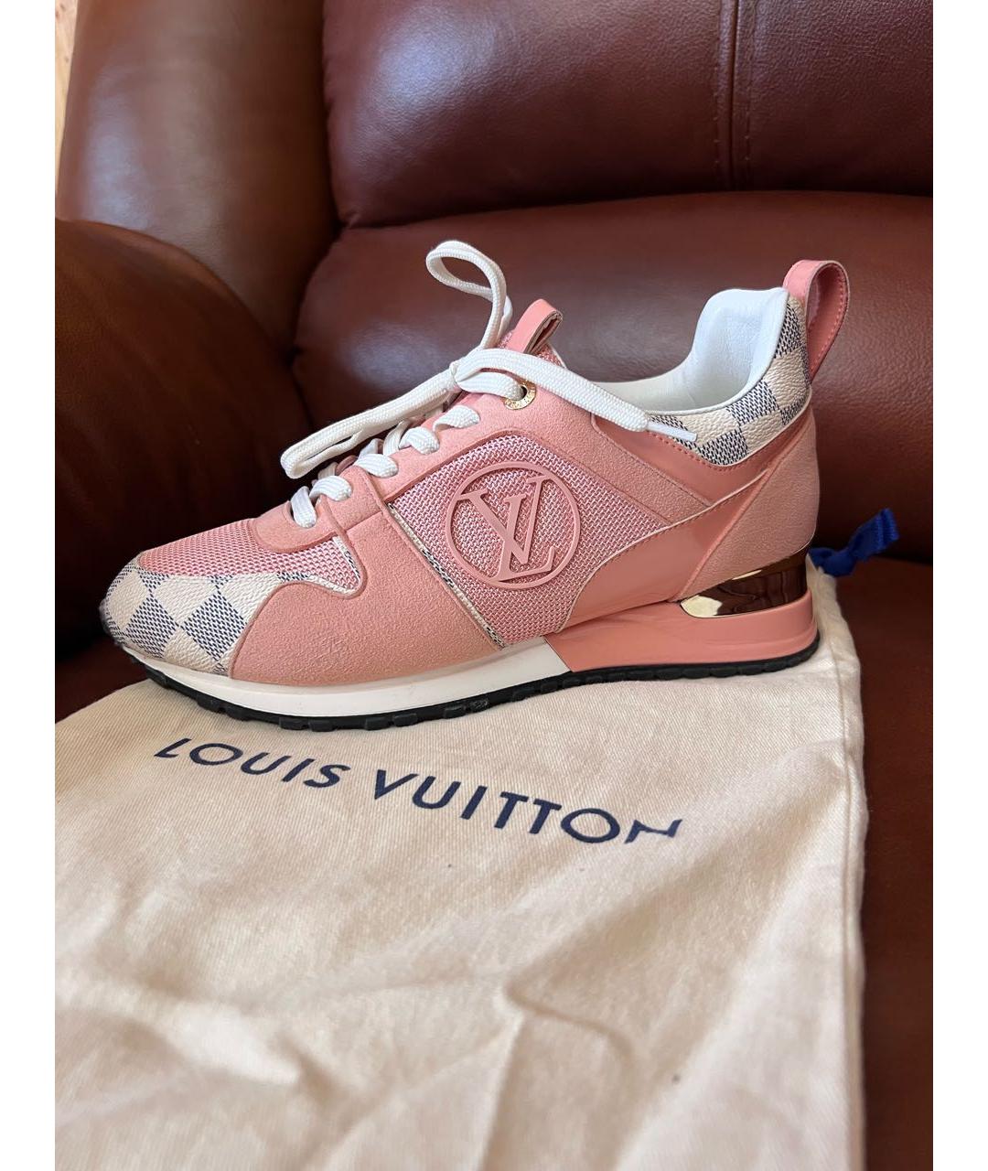 LOUIS VUITTON Розовые кроссовки, фото 5