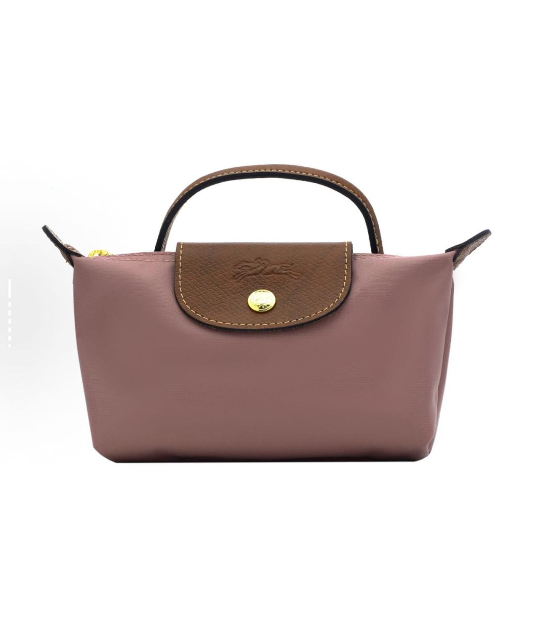 LONGCHAMP Розовая сумка с короткими ручками, фото 6