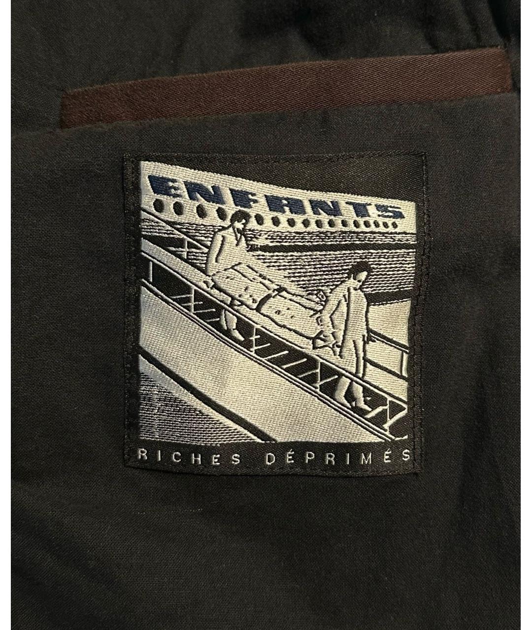 Enfants Riches Déprimés Коричневая хлопковая куртка, фото 7