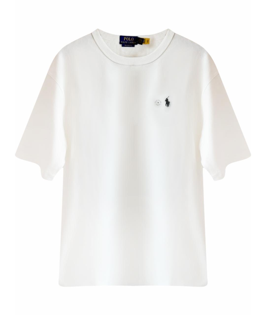 POLO RALPH LAUREN Белая хлопковая футболка, фото 1