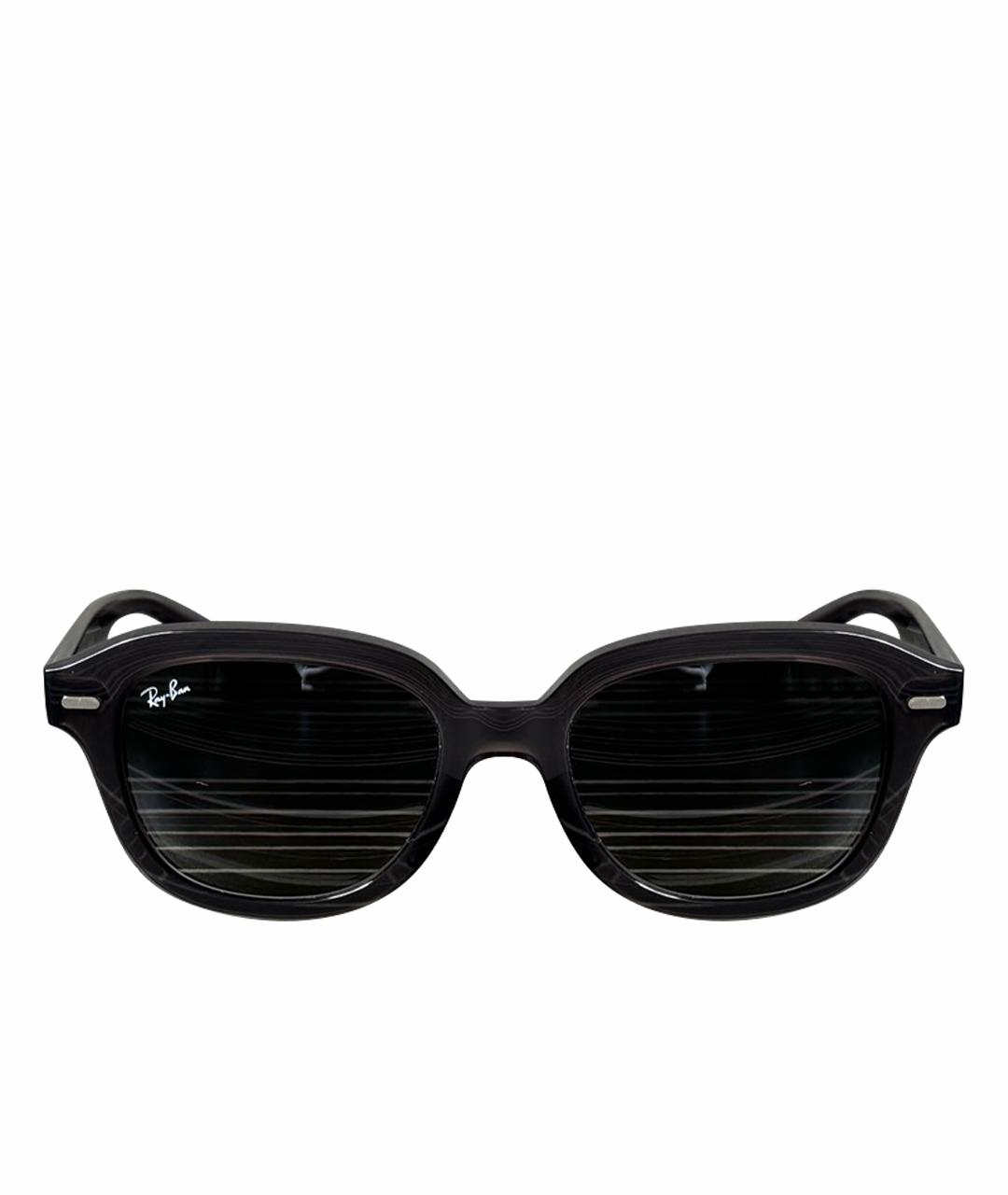 RAY BAN Серые пластиковые солнцезащитные очки, фото 1