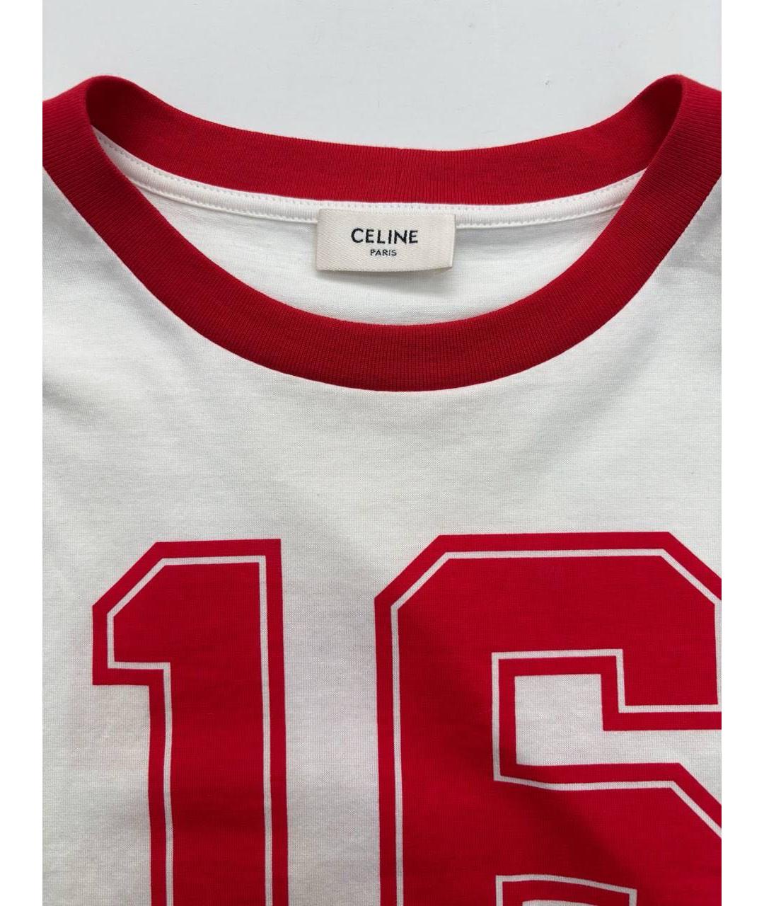 CELINE Мульти хлопковая футболка, фото 3
