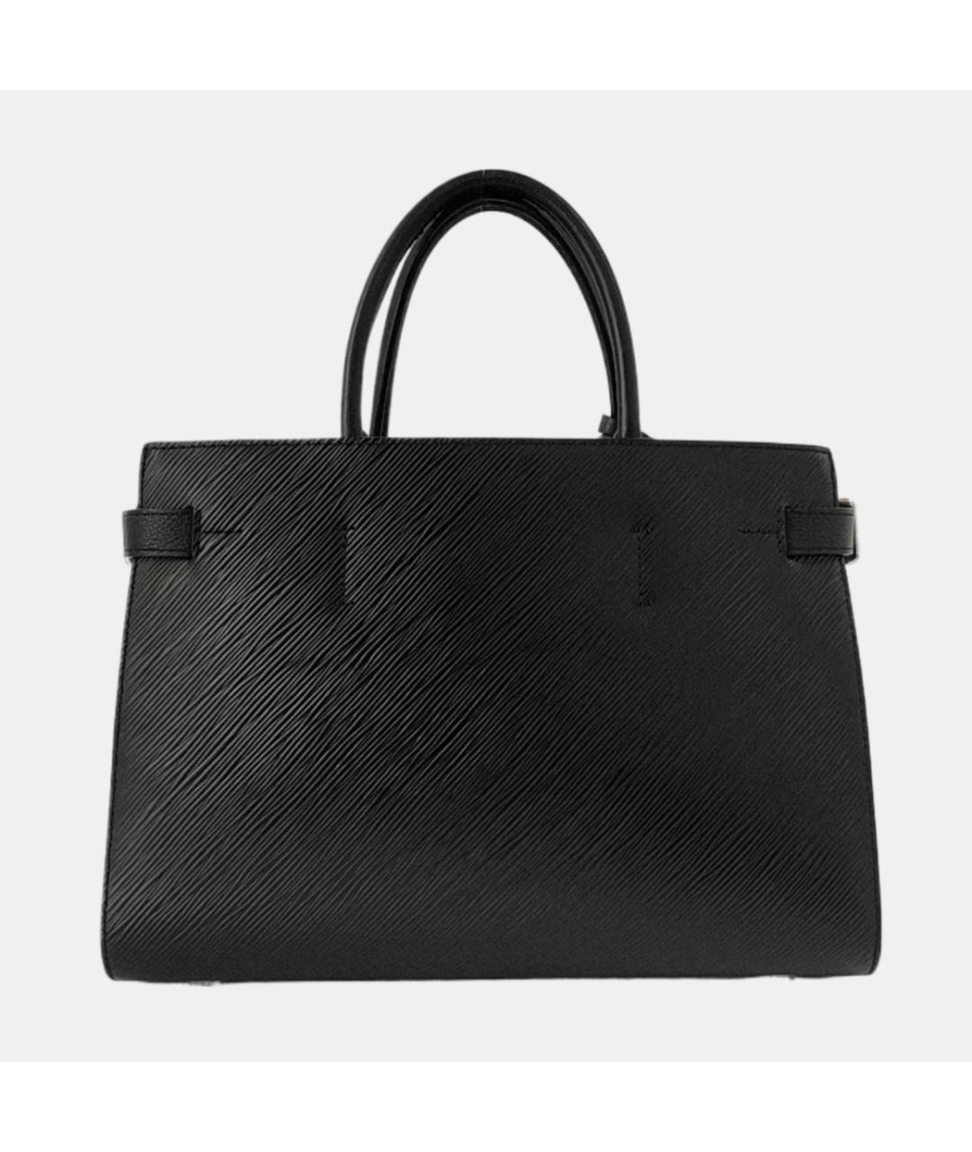 LOUIS VUITTON Черная сумка с короткими ручками, фото 5