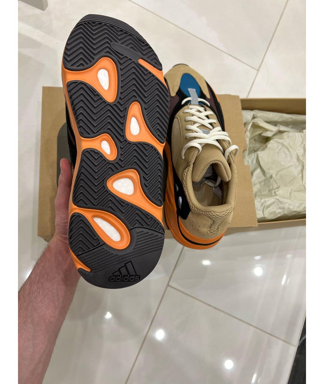 ADIDAS YEEZY Мульти кожаные низкие кроссовки / кеды, фото 7