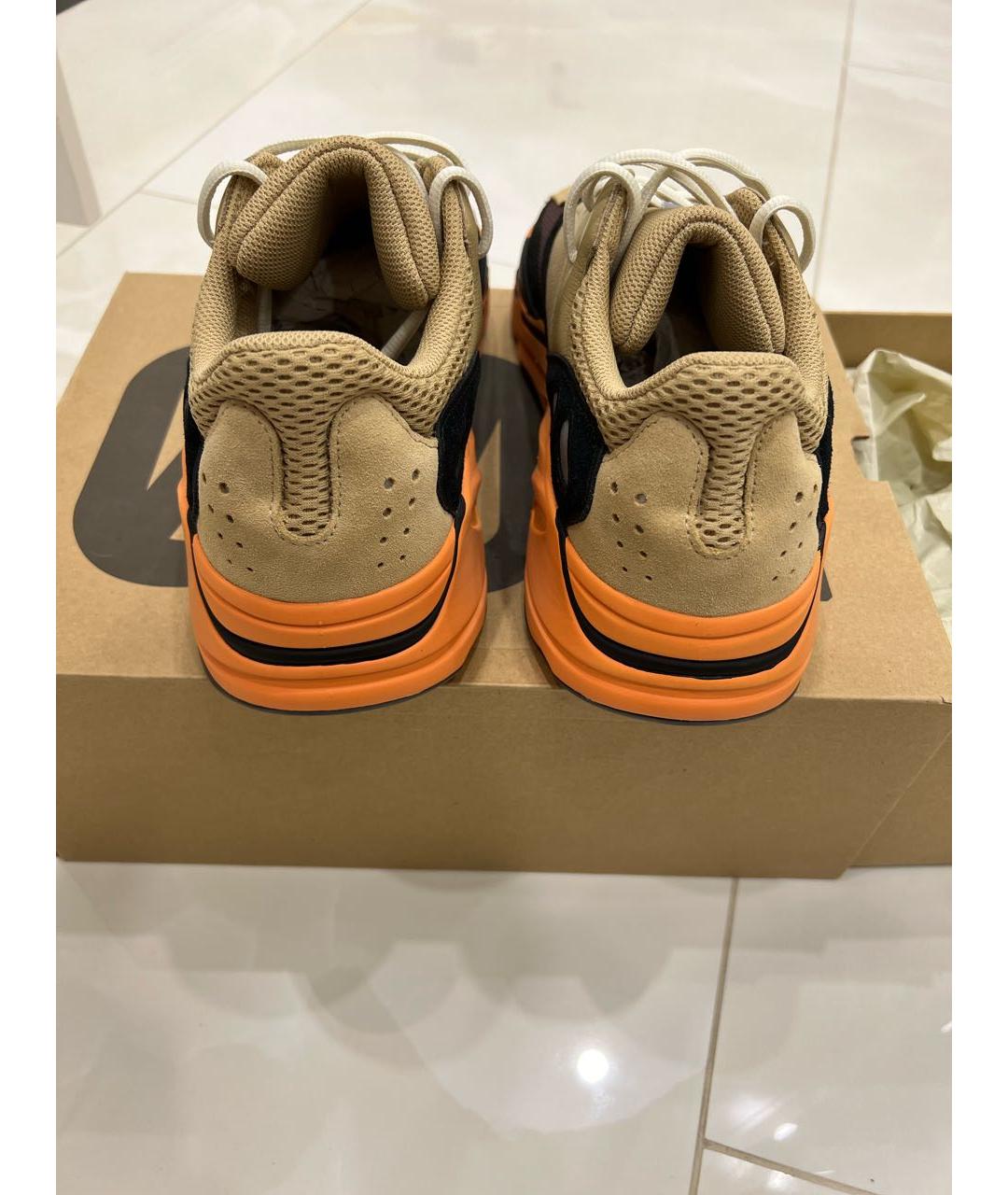 ADIDAS YEEZY Мульти кожаные низкие кроссовки / кеды, фото 4