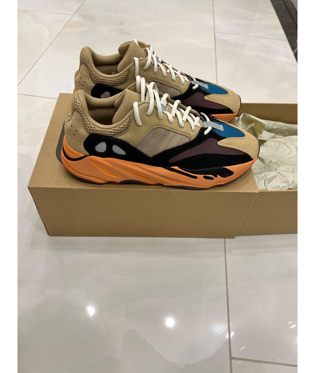 ADIDAS YEEZY Мульти кожаные низкие кроссовки / кеды, фото 8