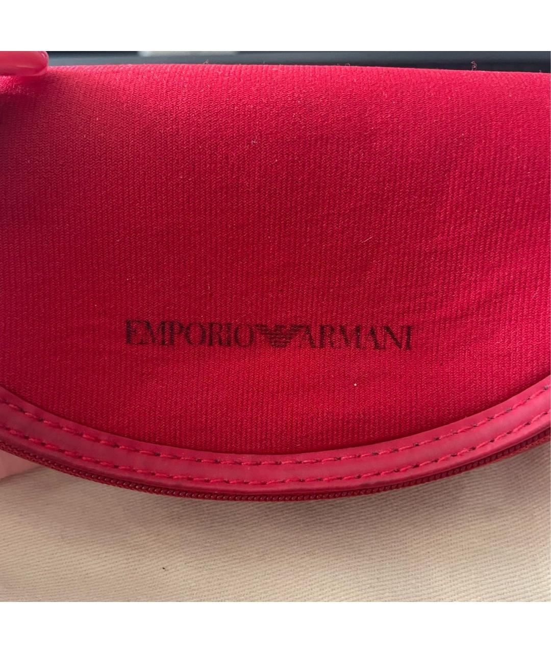 EMPORIO ARMANI Бежевые пластиковые солнцезащитные очки, фото 5
