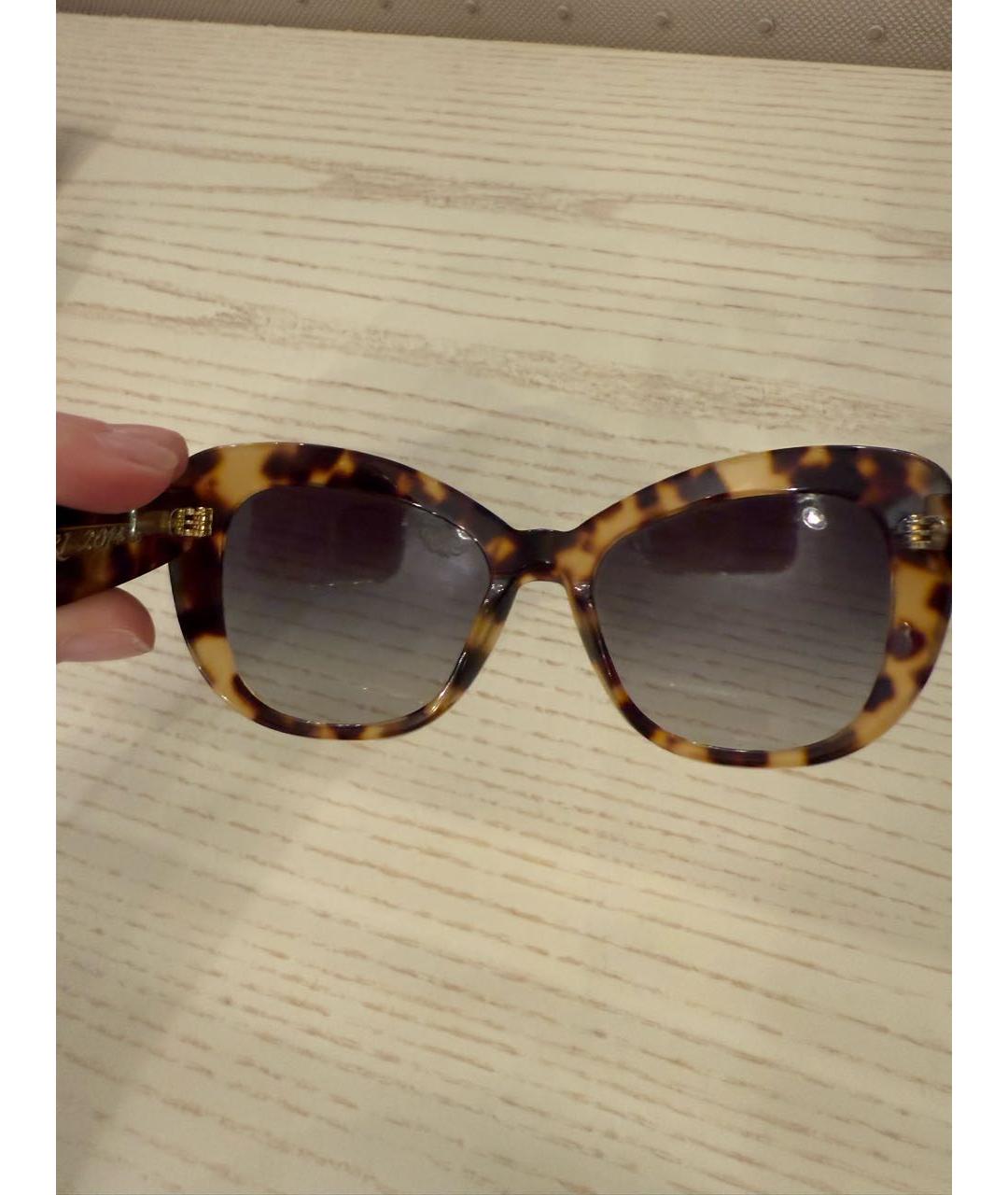 DOLCE&GABBANA Коричневые солнцезащитные очки, фото 6