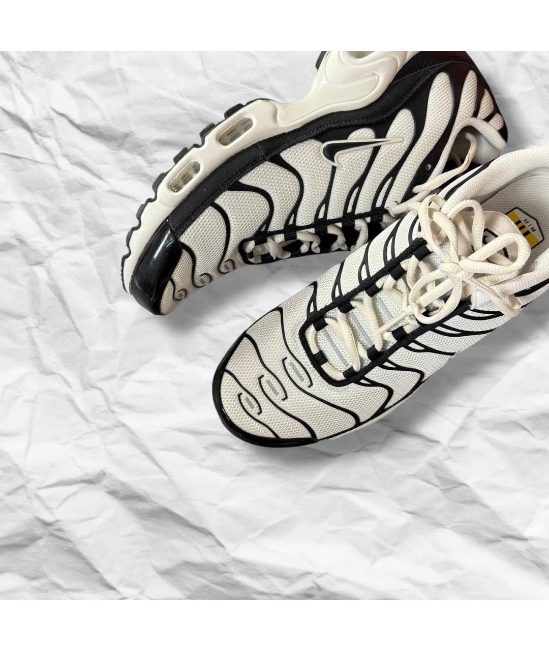 NIKE Белые кожаные низкие кроссовки / кеды, фото 7