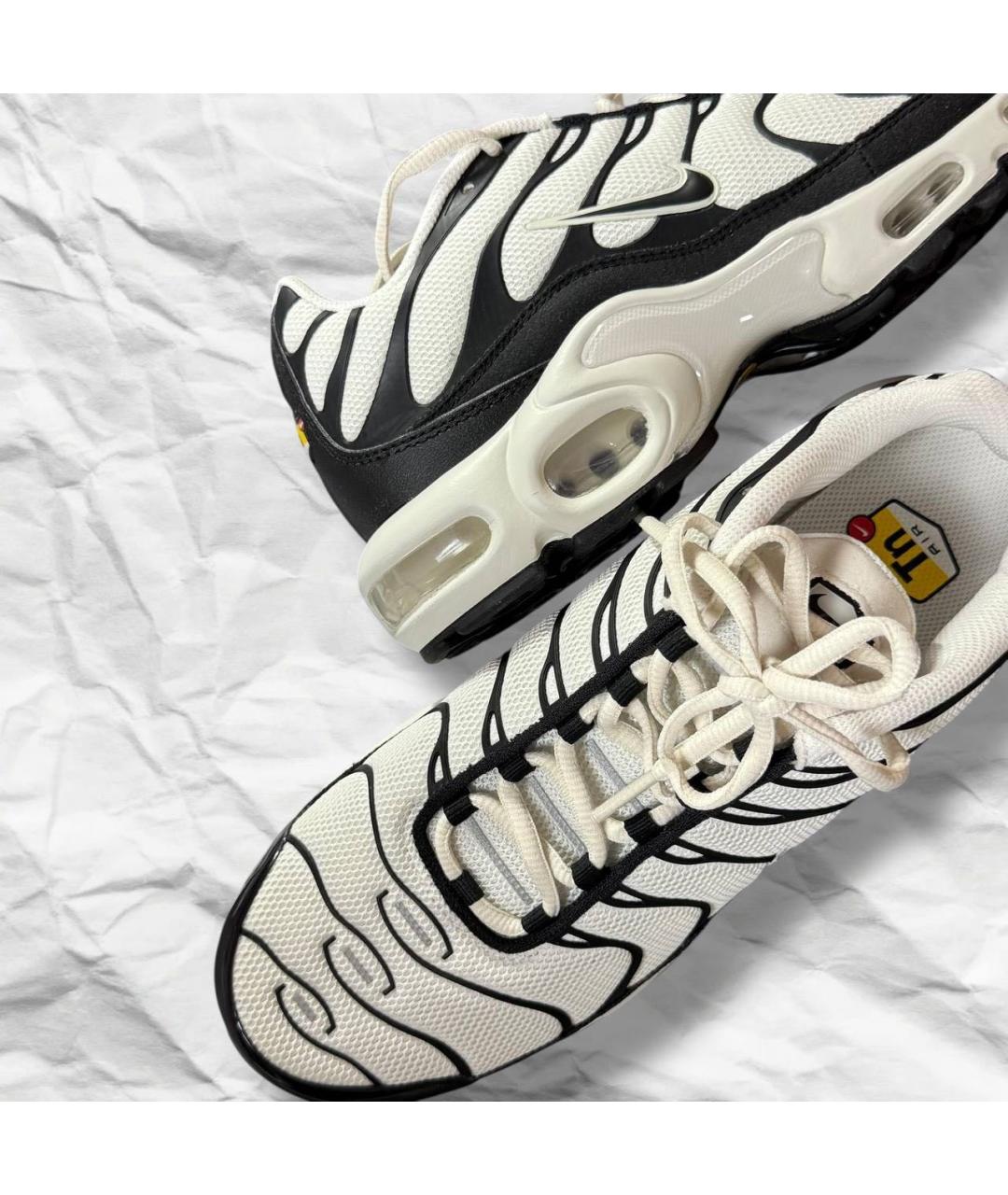 NIKE Белые кожаные низкие кроссовки / кеды, фото 6