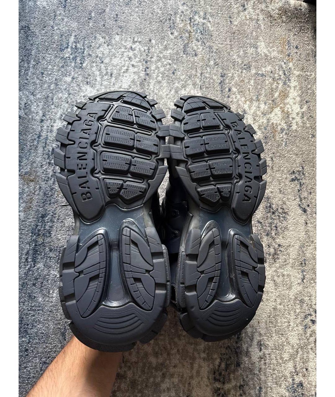 BALENCIAGA Темно-синие низкие кроссовки / кеды, фото 7