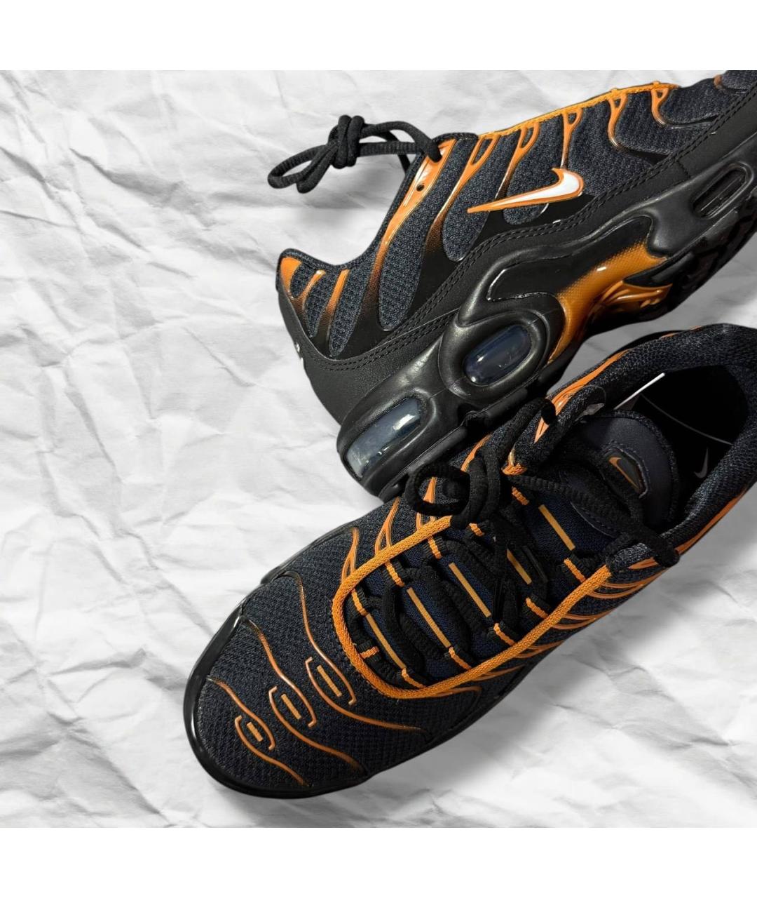 NIKE Черные кожаные высокие кроссовки / кеды, фото 5
