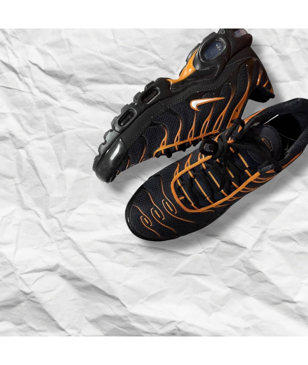 NIKE Черные кожаные высокие кроссовки / кеды, фото 7