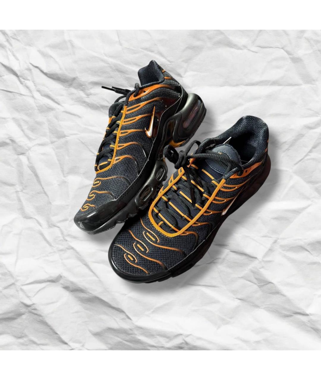 NIKE Черные кожаные высокие кроссовки / кеды, фото 4
