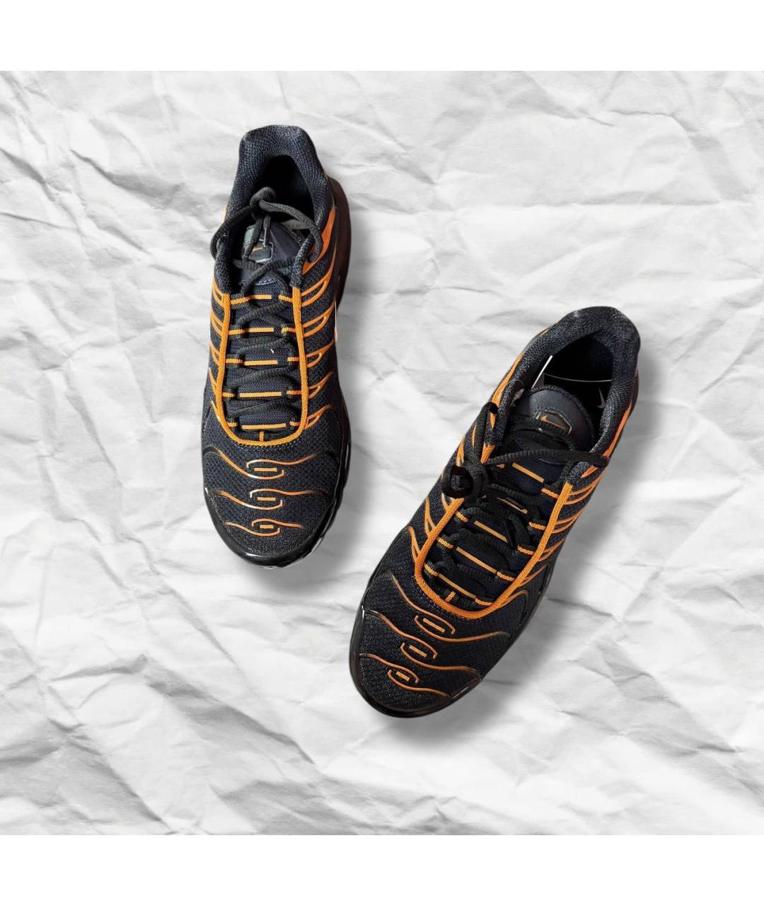 NIKE Черные кожаные высокие кроссовки / кеды, фото 6