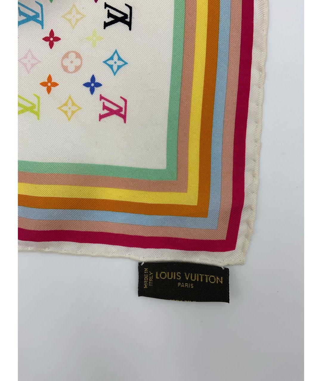 LOUIS VUITTON Шелковый платок, фото 6