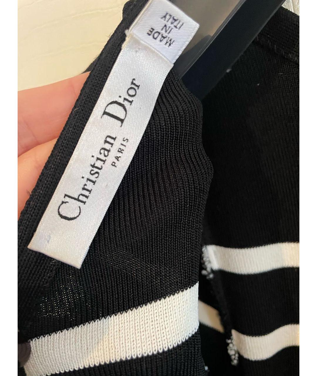 CHRISTIAN DIOR Черное повседневное платье, фото 3