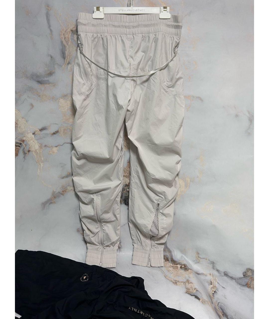 ADIDAS BY STELLA MCCARTNEY Бежевые прямые брюки, фото 5