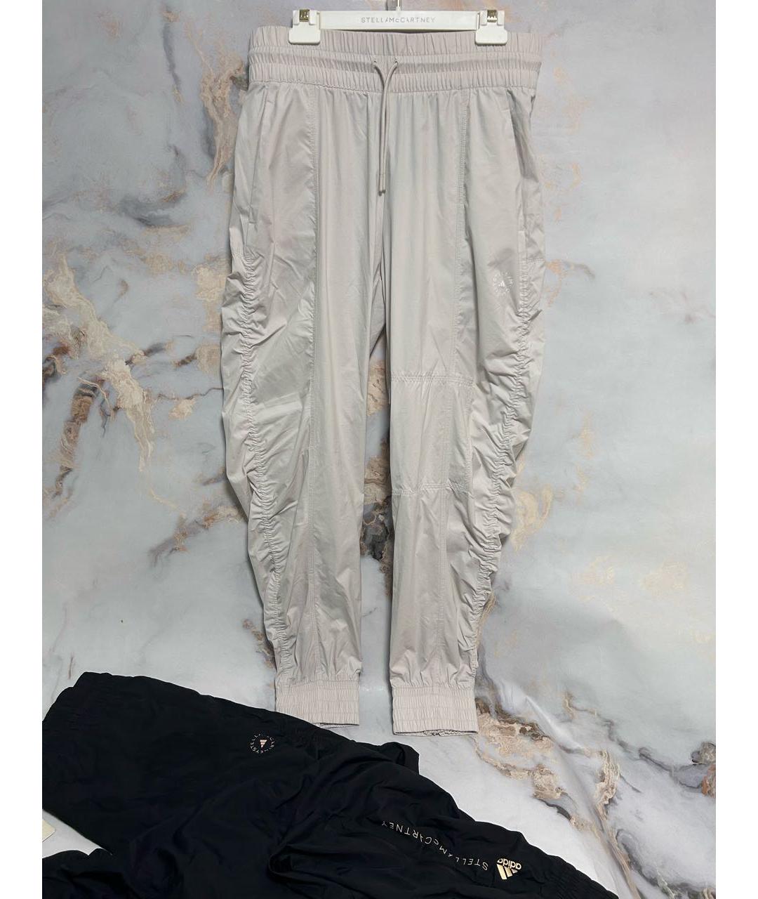 ADIDAS BY STELLA MCCARTNEY Бежевые прямые брюки, фото 4