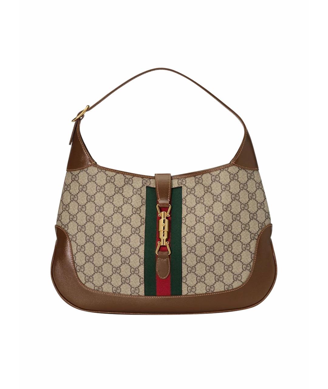 GUCCI Коричневая сумка с короткими ручками, фото 1