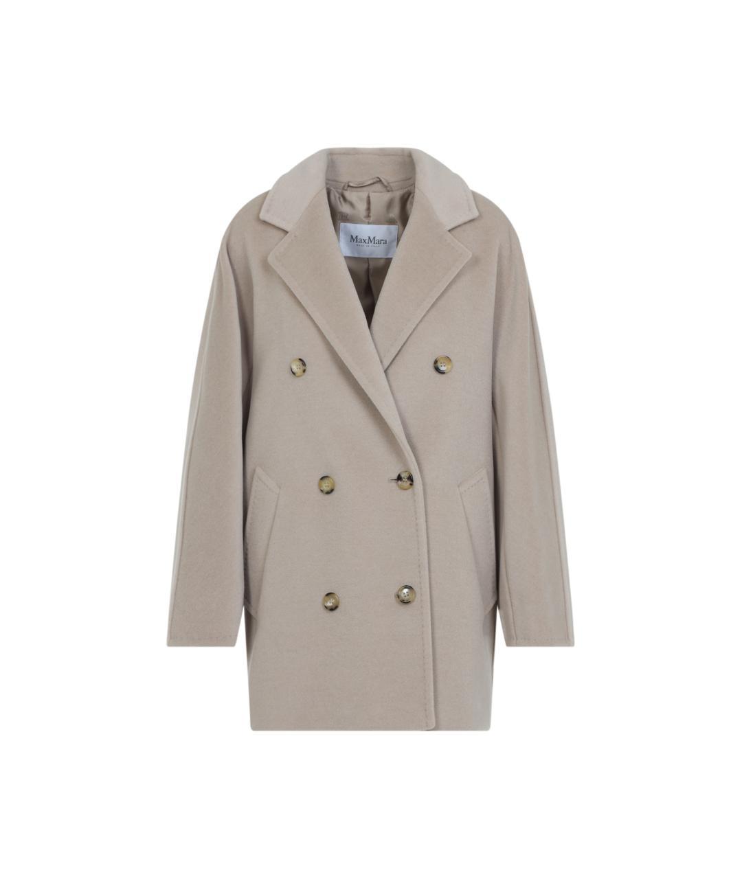 MAX MARA Серое кашемировое пальто, фото 1