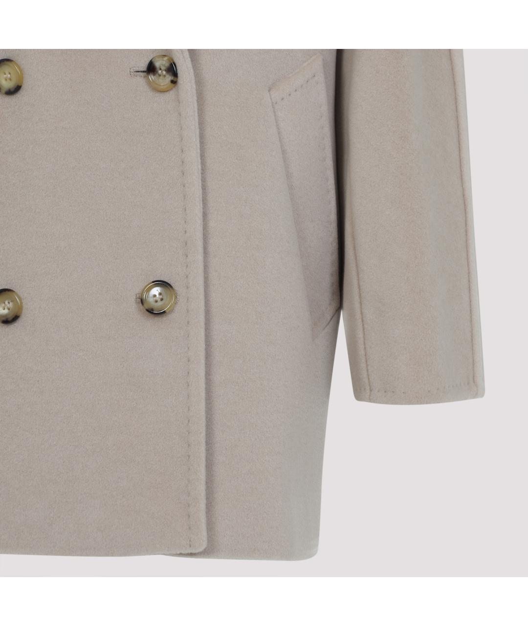 MAX MARA Серое кашемировое пальто, фото 3