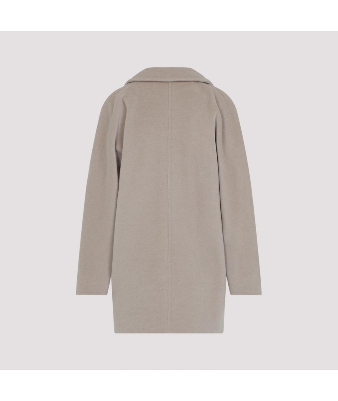 MAX MARA Серое кашемировое пальто, фото 2