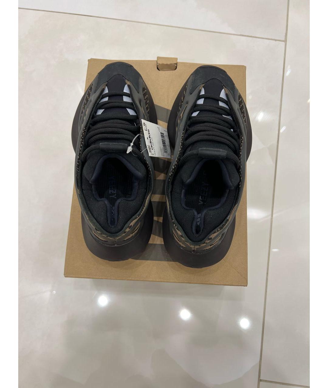 ADIDAS YEEZY Черные текстильные кроссовки, фото 3