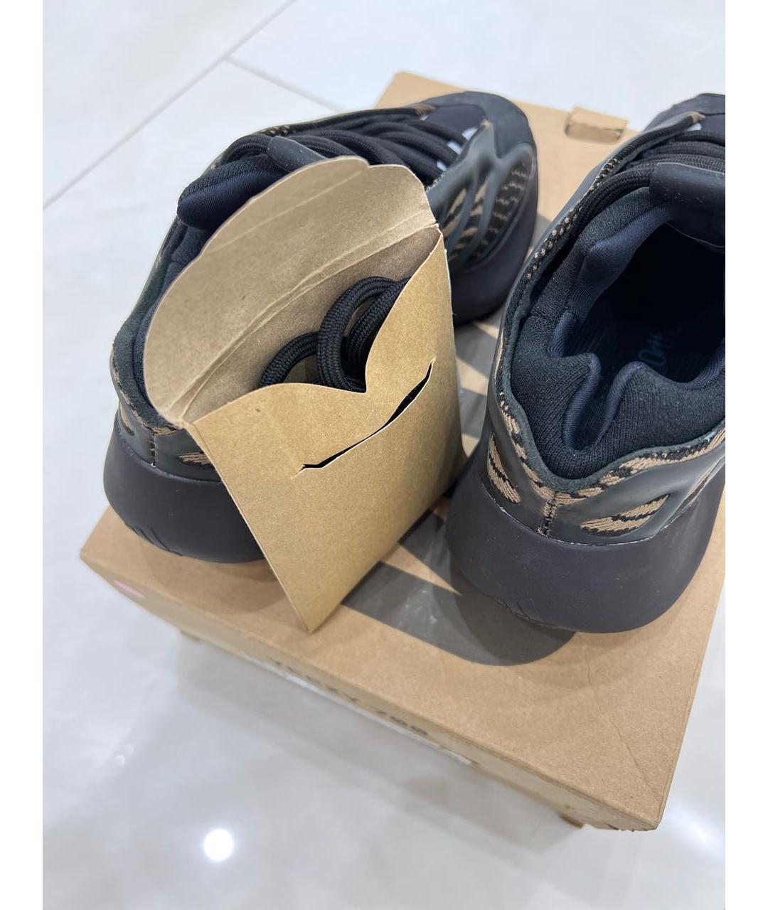 ADIDAS YEEZY Черные текстильные кроссовки, фото 6