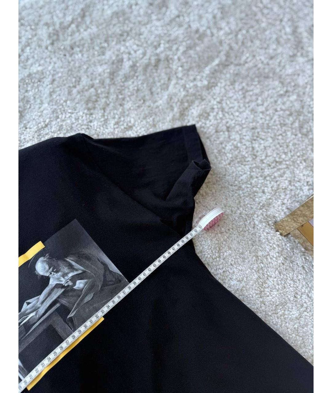 OFF-WHITE Черная футболка, фото 6
