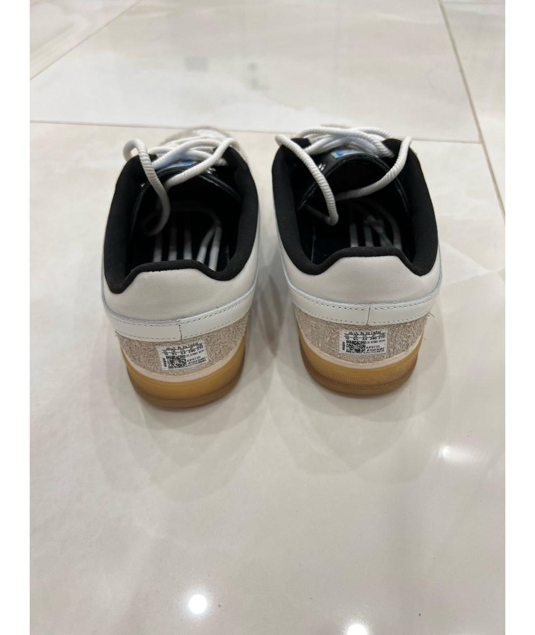 ADIDAS Белые кожаные низкие кроссовки / кеды, фото 4