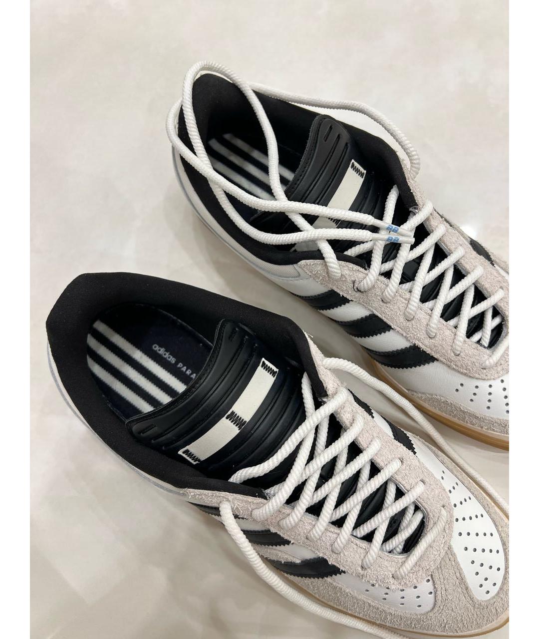 ADIDAS Белые кожаные низкие кроссовки / кеды, фото 8