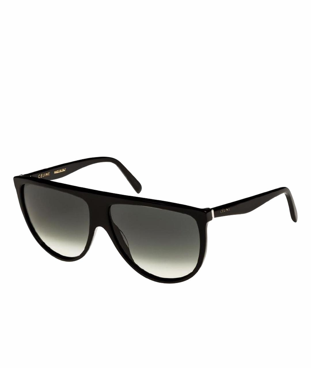 CELINE Черные пластиковые солнцезащитные очки, фото 1