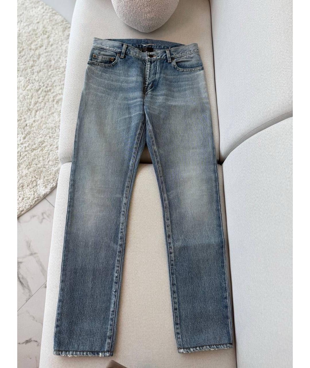 SAINT LAURENT Джинсы скинни, фото 9