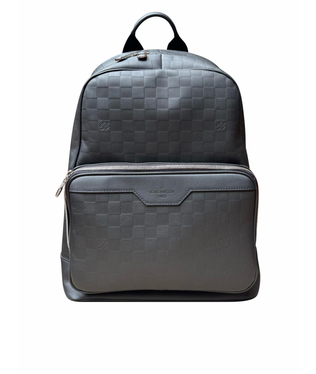 LOUIS VUITTON Черный кожаный портфель, фото 1